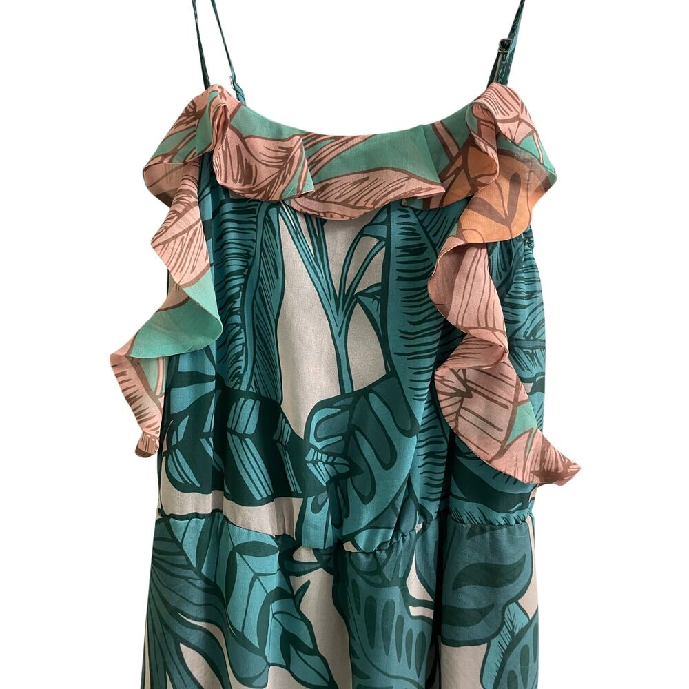 Farm Rio For Anthropologie Ruffled Botanical Maxi Dress - Picture 4 of 7